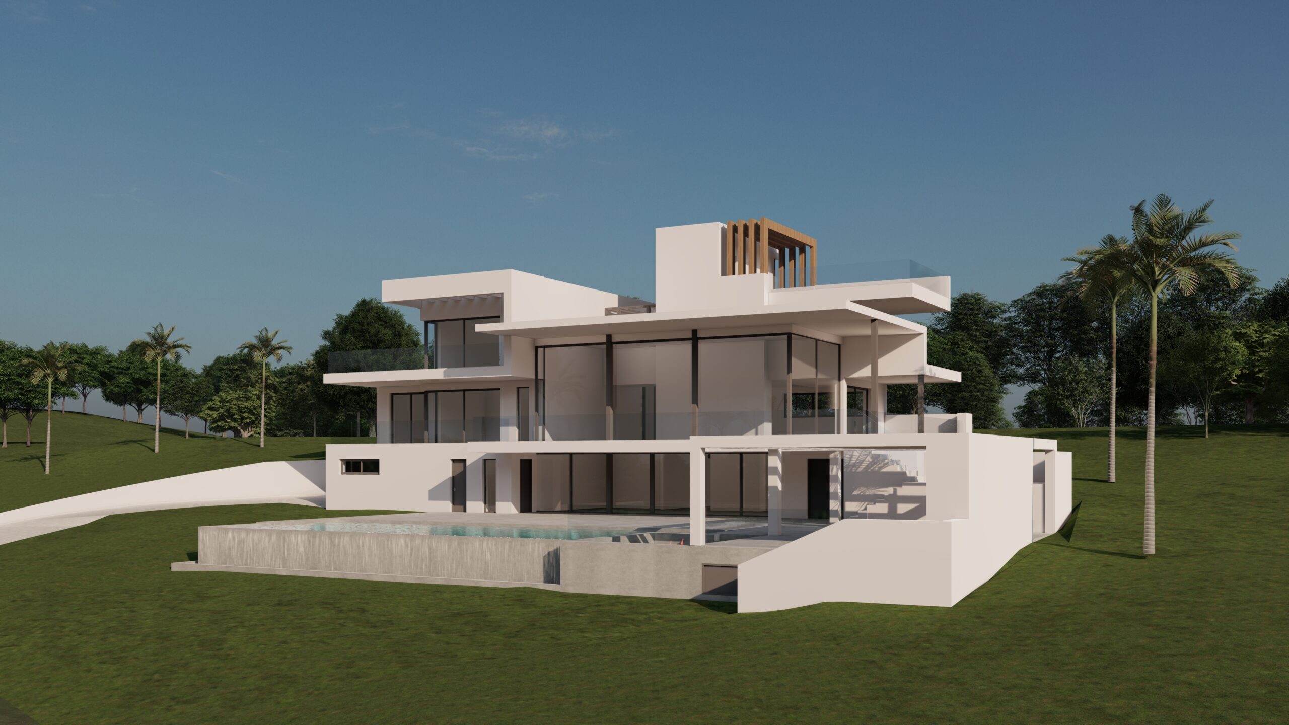 front view